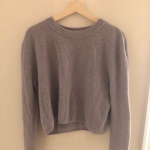 Cropped lilac sweater Wilfred from Aritzia